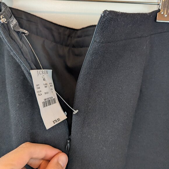 NWT J. Crew Mercantile Wool Blend Skirt, Sz 4 - Picture 4 of 4
